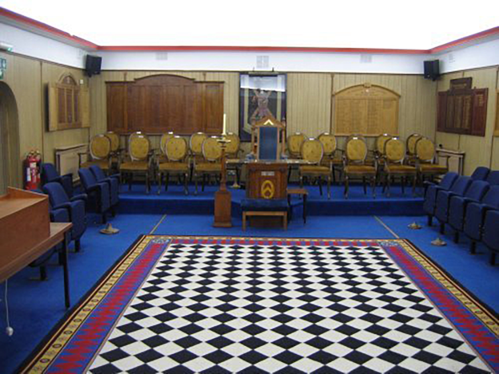 Lodge Room at Farnham Masonic Centre